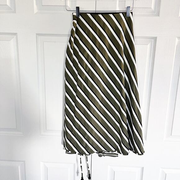 Solid & Striped Ruched Striped Stretch-Jersey Skirt - Picture 8 of 10